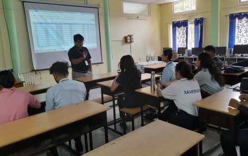 Campus placement drive by First Source at NBXC